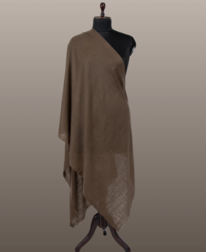 Congo Brown Solid Pashmina