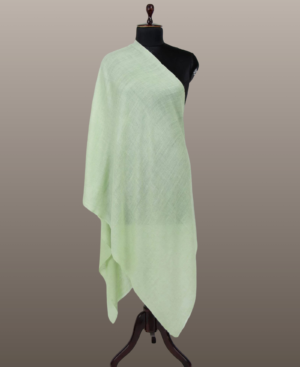 Pixie Green Solid Pashmina