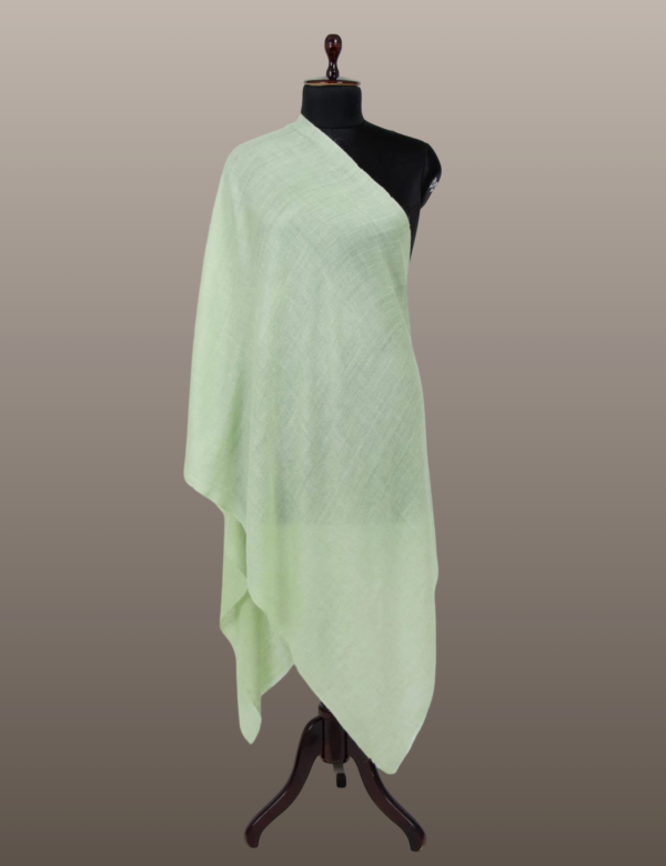 Pixie Green Solid Pashmina