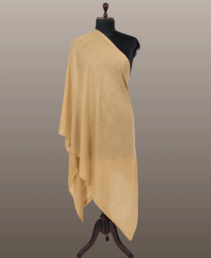 Tan Brown Solid Pashmina