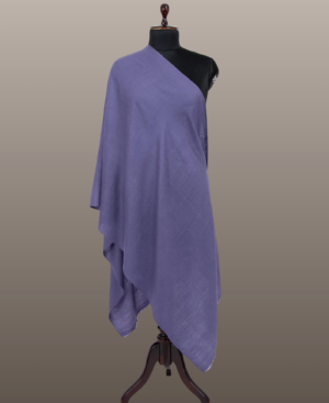 Kimberly Purple Solid Pashmina