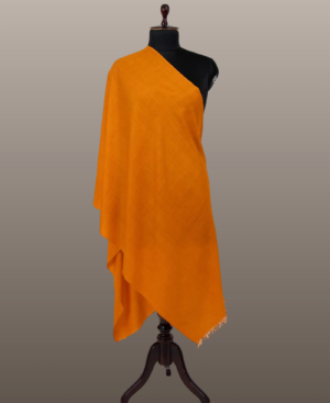 Meteor Orange Solid Pashmina