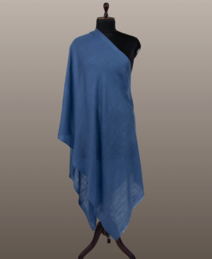 Blue Dianne Solid Pashmina