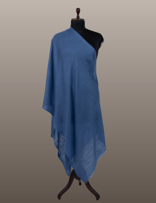 Blue Dianne Solid Pashmina