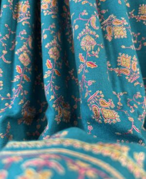 Deep Aqua Pashmina Wrap