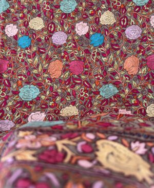 Multicoloured Floral Pashmina Wrap